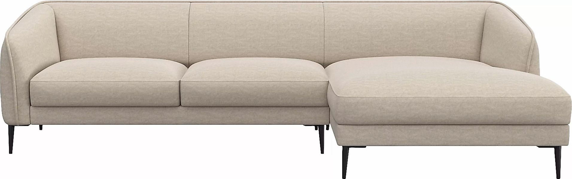 FLEXLUX Ecksofa »Belle Designsofa, L-Form, B/T 288/149 cm«, Skandinavisches günstig online kaufen