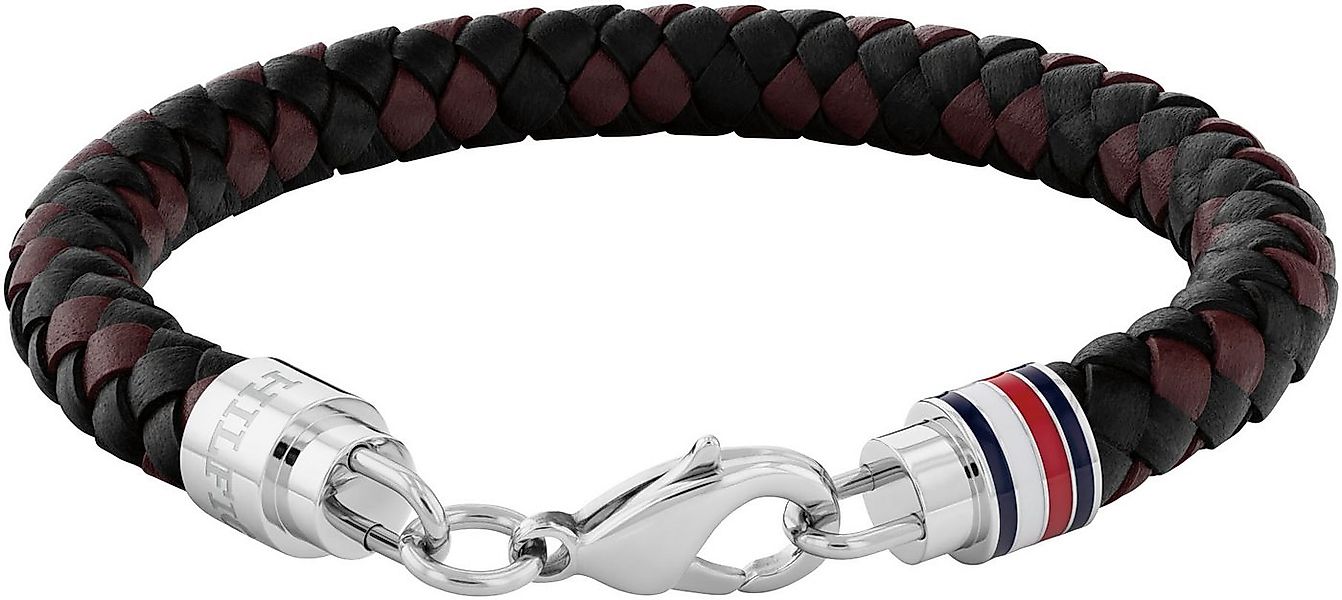 Tommy Hilfiger Lederarmband TYSON, mit Emaille günstig online kaufen