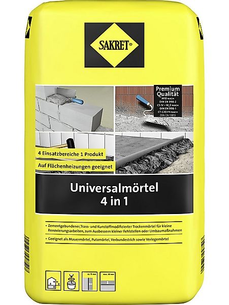 Sakret Mörtel SAKRET Universalmörtel 4 in 1 10 kg günstig online kaufen