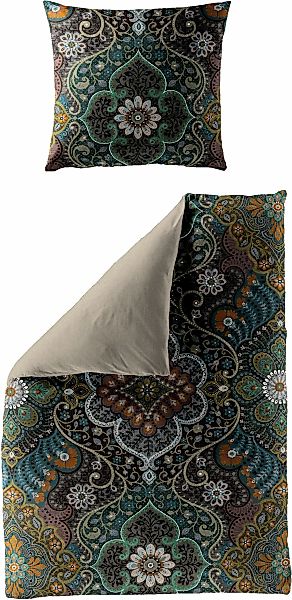 Jekatex Wendebettwäsche "MERAN" 2 Stk. tlg. Bettwäsche-Set aus 100% Baumwol günstig online kaufen