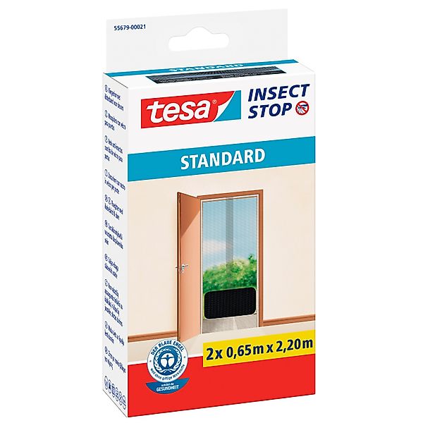 tesa Insektenschutz-Tür Insect Stop Standard Fliegengitter für Türen - 2x 0 günstig online kaufen