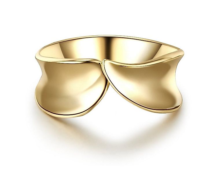 Glanzstücke München Silberring gelbgold, aus Sterling Silber günstig online kaufen