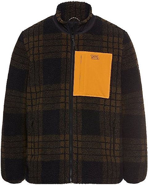 camel active Fleecejacke Karo-Sweatjacke günstig online kaufen