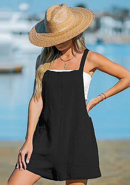 Cupshe Jumpsuit mit weitem Bein und schrägen Taschen günstig online kaufen