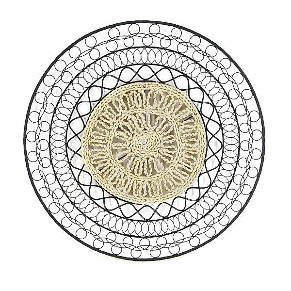 Art for the home Wandbild "Rotan Mandala Rund" Art 1 Stk. tlg. Metal Art ra günstig online kaufen