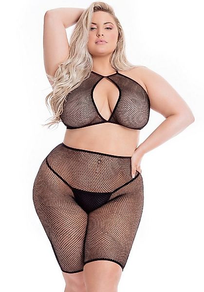 Pink Lipstick Lingerie Set: Bügelloser BH Bike Shorts Set: BH und Shorts au günstig online kaufen