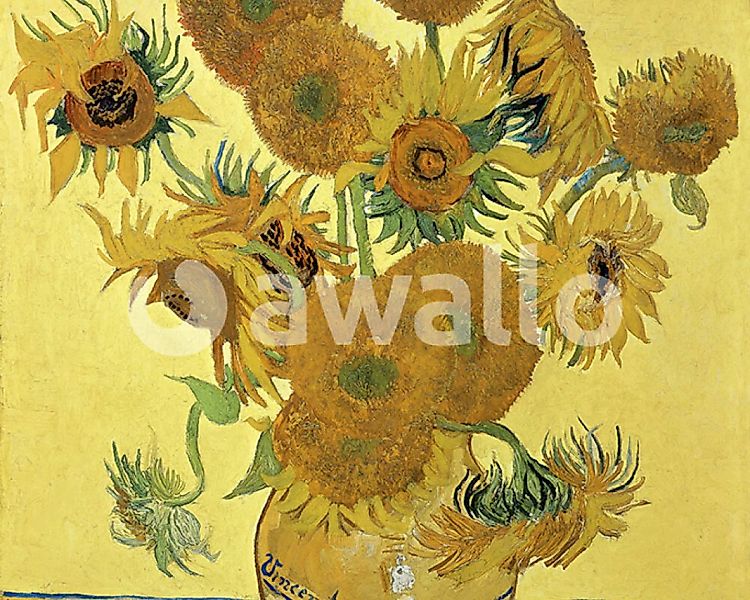 Fototapete "Sonnenblumen" 1,96x2,50 m / Strukturvlies Klassik günstig online kaufen