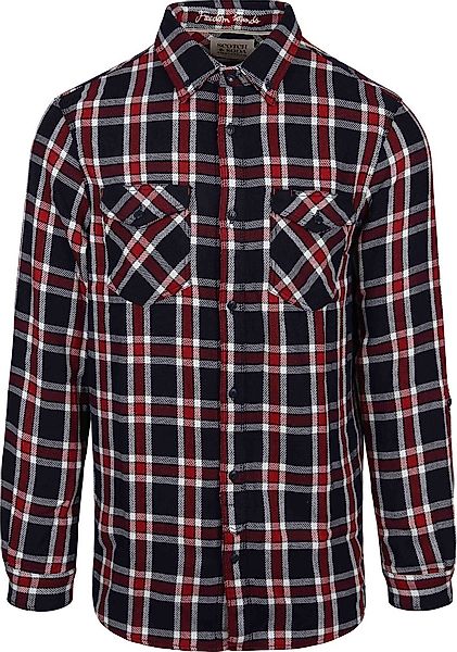 Scotch and Soda Hemd Karomuster Blau/Rot - Größe M günstig online kaufen