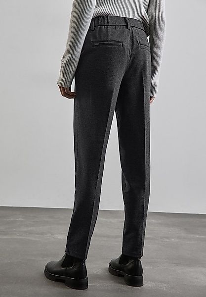 STREET ONE Chinohose QR Style Chine Diago im Melange-Look günstig online kaufen