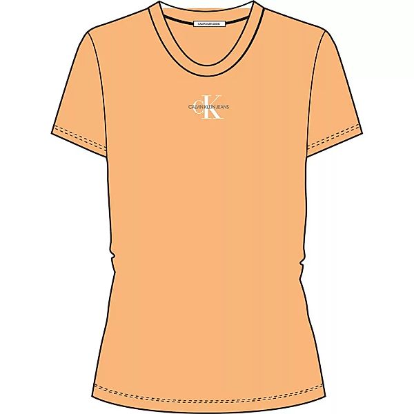 Calvin Klein Jeans Monogram Classic Slim Kurzärmeliges T-shirt L Crushed Or günstig online kaufen