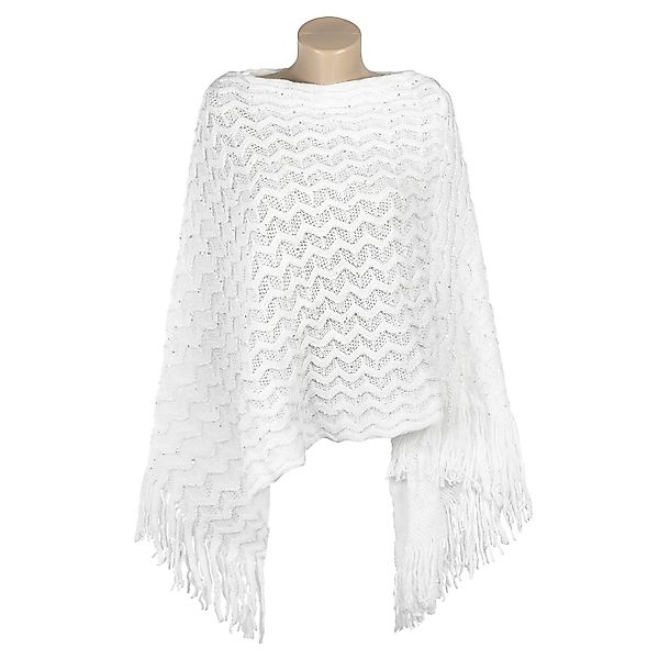 MyBeautyworld24 Poncho Damen Poncho mit U-Boot günstig online kaufen