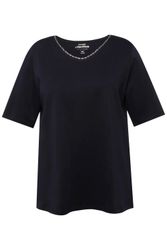 Ulla Popken T-Shirt Pima Cotton Shirt günstig online kaufen