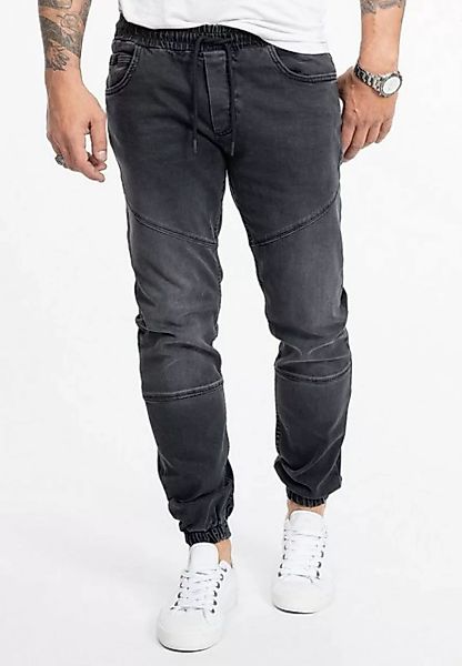 Rock Creek Regular-fit-Jeans Herren Jeans Jogger-Style Dunkelgrau RC-2190 günstig online kaufen