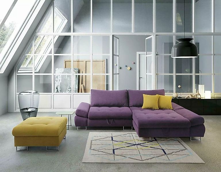 JVmoebel Ecksofa, Eleganc L-Form Ecksofa Stoff Couch Wohnzimmer moderne Des günstig online kaufen