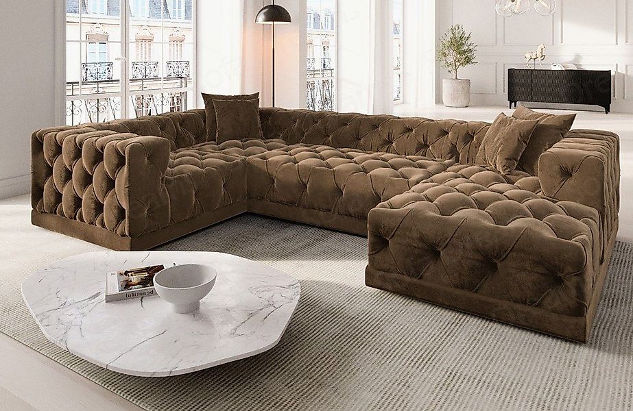 Sofa Dreams Wohnlandschaft Designer Stoff Sofa günstig online kaufen