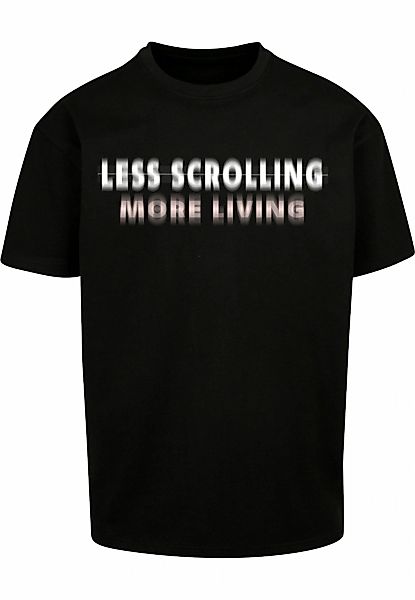 2Y Studios T-Shirt "2Y Studios Herren Less Scrolling Oversize Tee" 1 Stk. t günstig online kaufen
