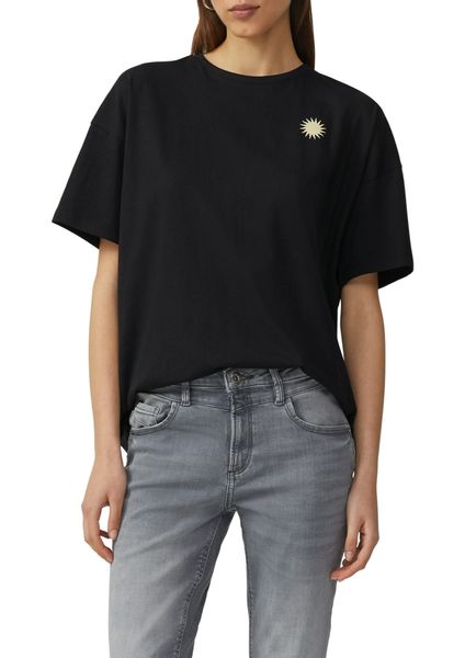 QS T-Shirt mit Rückenprint günstig online kaufen