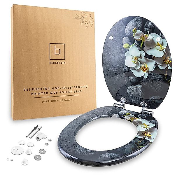 Benkstein WC-Sitz Premium WC-Deckel antibakteriell, bedruckter günstig online kaufen