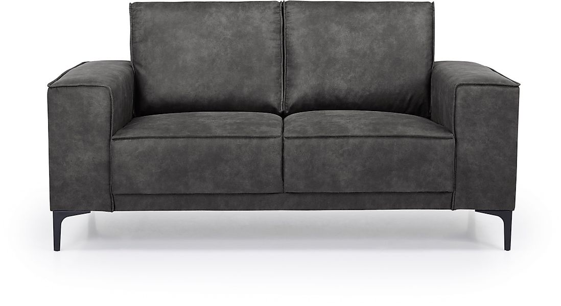 Places of Style 2-Sitzer "Kompaktsofa Oland, Struktur, Flachgewebe, Luxus-M günstig online kaufen
