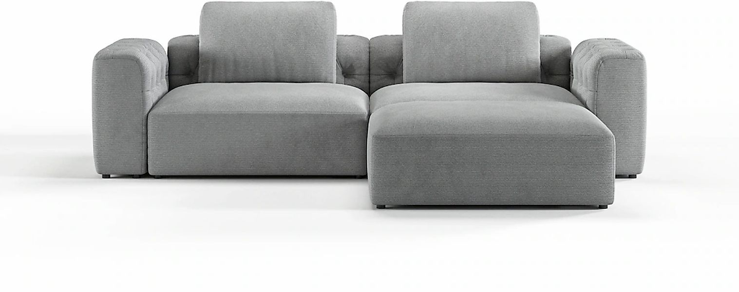 RAUM.ID Ecksofa »Cushid L-Form«, Modulset, bestehend aus 3 Teilen günstig online kaufen