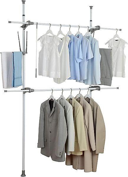 Haushalt International Kleiderständer Teleskop-System Herkules Flex günstig online kaufen