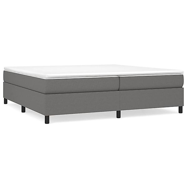 vidaXL Boxspringbett mit Matratze Dunkelgrau 200x200 cm Stoff1387669 günstig online kaufen