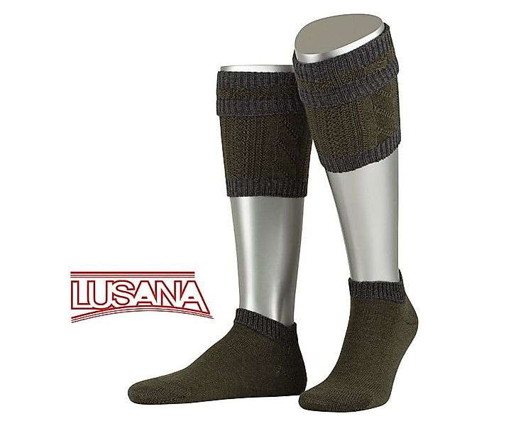 Lusana Trachtensocken 2-teiliges Loferl-Set - jägeroliv/d.grau günstig online kaufen