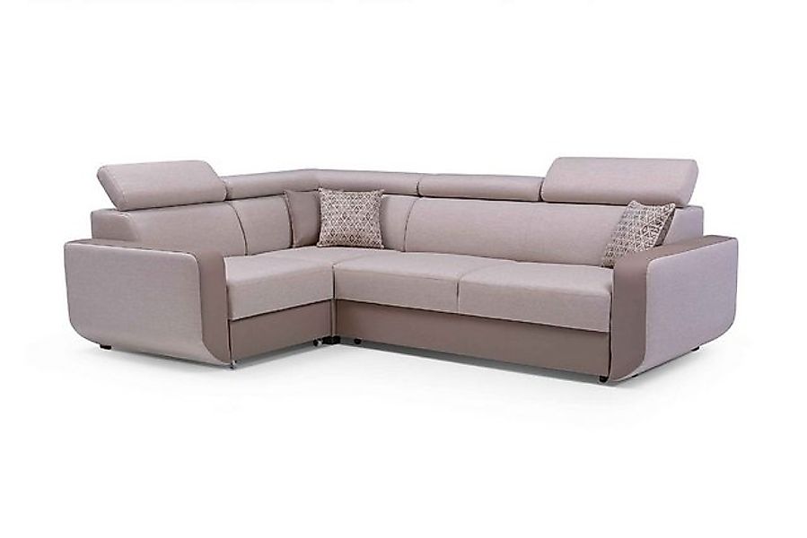 Furnix Ecksofa FENZZY Eck-Couch in L-Form mit Schlaffunktion verstellbare K günstig online kaufen