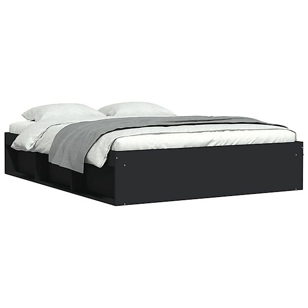 vidaXL Bettgestell, Bettrahmen Grau Sonoma 150x200 cm günstig online kaufen