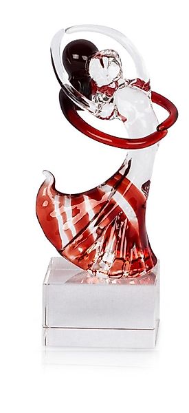 Levandeo® Skulptur, Designer Glas Skulptur 5x14x5cm günstig online kaufen