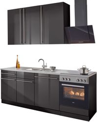 wiho Küchen Küchenzeile Chicago, mit E-Geräten, günstig online kaufen