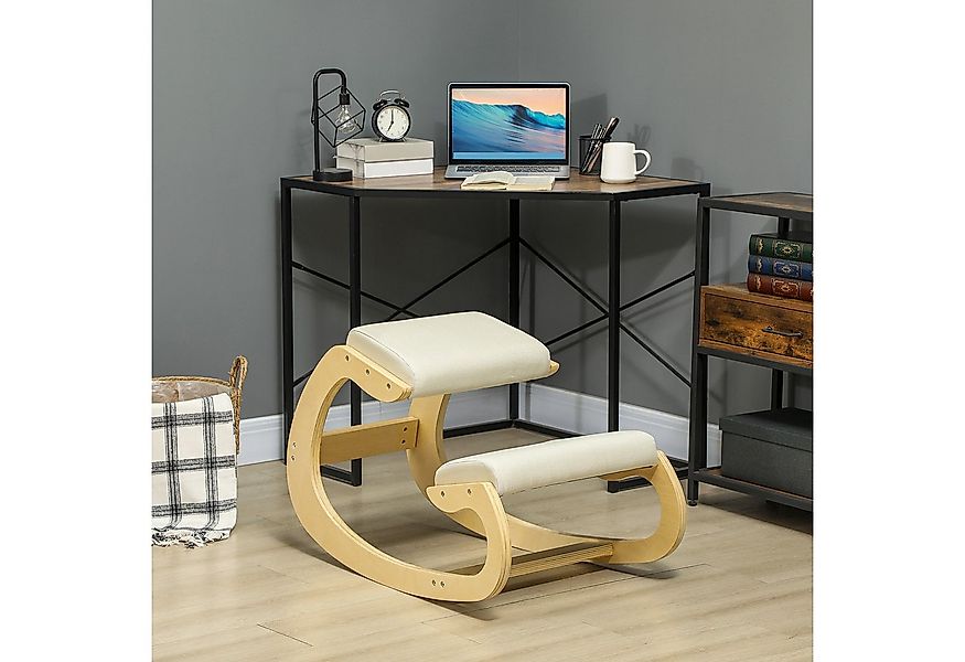 HOMCOM Stuhl Ergonomischer Kniehocker, Schaukelnder Kniestuhl (Schreibtisch günstig online kaufen