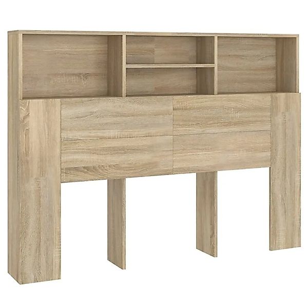 vidaXL Kopfteilschrank Sonoma-Eiche 140 x 19 x 103,5 cm 811865 günstig online kaufen