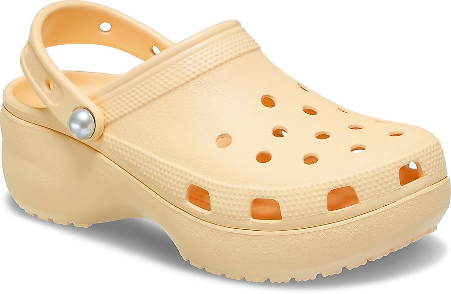 Crocs Classic Platform Pearl Clog Clog, Plateaschuh, Sandale mit Zierperlen günstig online kaufen