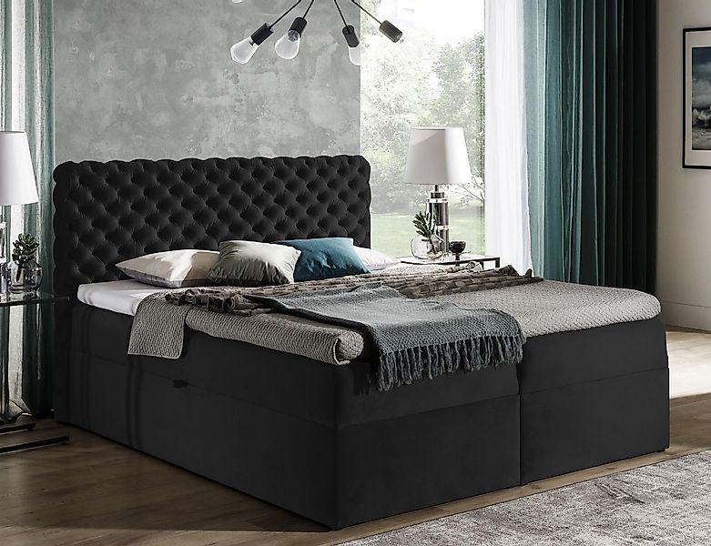 99rooms Boxspringbett Dustin (Schlafzimmerbett, Bett), Design günstig online kaufen