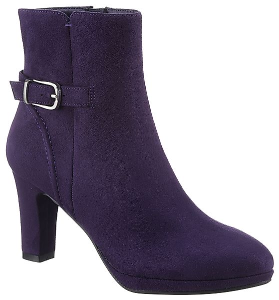 Aniston SHOES Stiefelette, Reißverschluss-Stiefelette, Trichterabsatz - günstig online kaufen