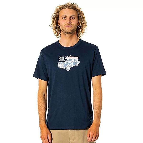 Rip Curl Klaxon Kurzärmeliges T-shirt S Navy günstig online kaufen
