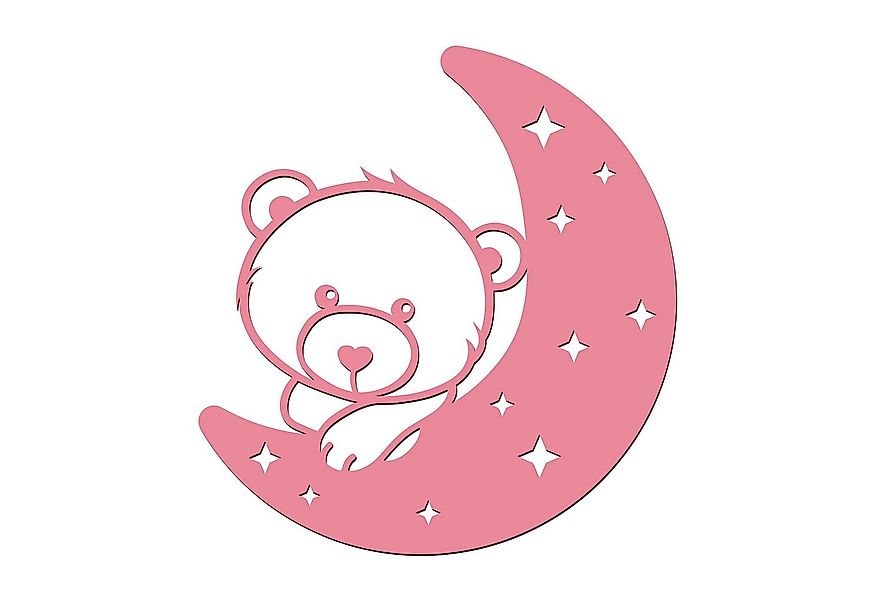 Namofactur LED Nachtlicht Bär auf Mond - Schlaflicht mit Bären Motiv für Kl günstig online kaufen