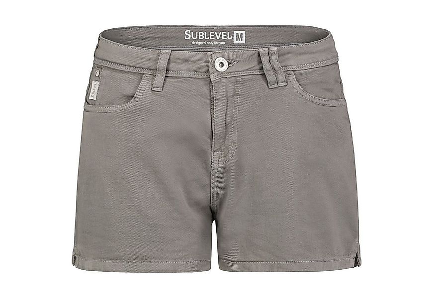 SUBLEVEL Shorts Damen Bermudas kurze Hose Baumwolle Hotpants Chino Sommer H günstig online kaufen
