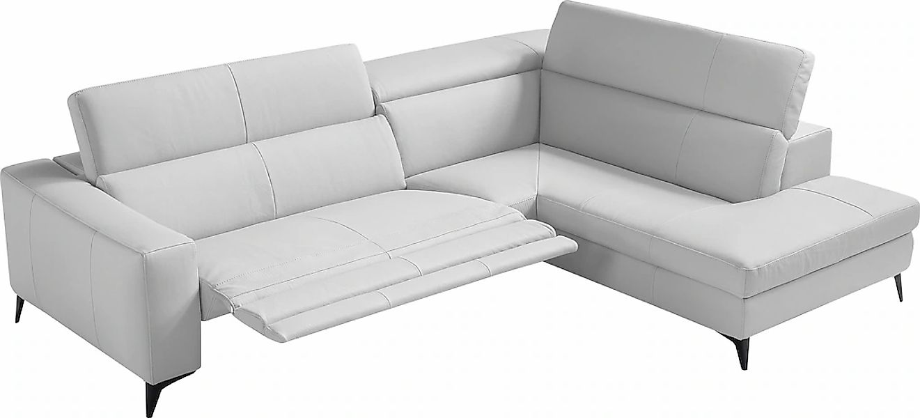 Egoitaliano Ecksofa "Edith, Designsofa mit hohem Sitzkomfort, L-Form", inkl günstig online kaufen