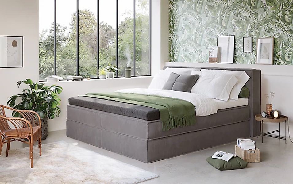 LeGer Home by Lena Gercke Boxspringbett »Addyson«, (Härtegrade H2, H3 und H günstig online kaufen