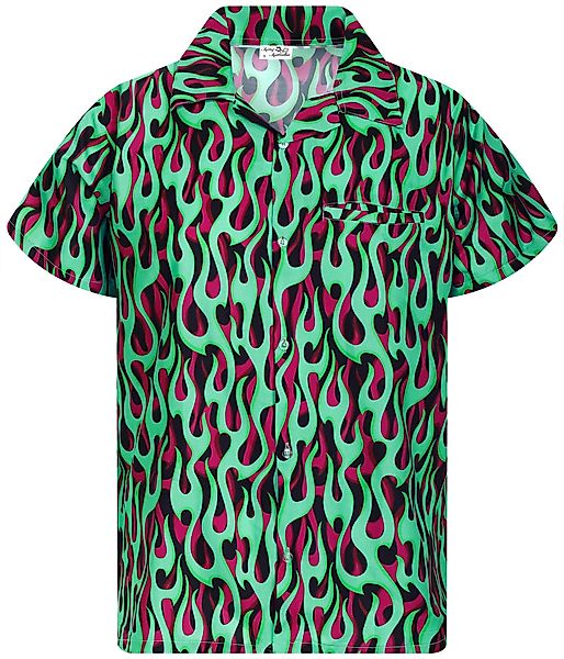King Kameha Hawaiihemd Flames Allover Funky günstig online kaufen