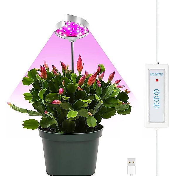 Sunicol Pflanzenlampe Vollspektrum Pflanzenleuchte für Zimmerpflanzen, günstig online kaufen