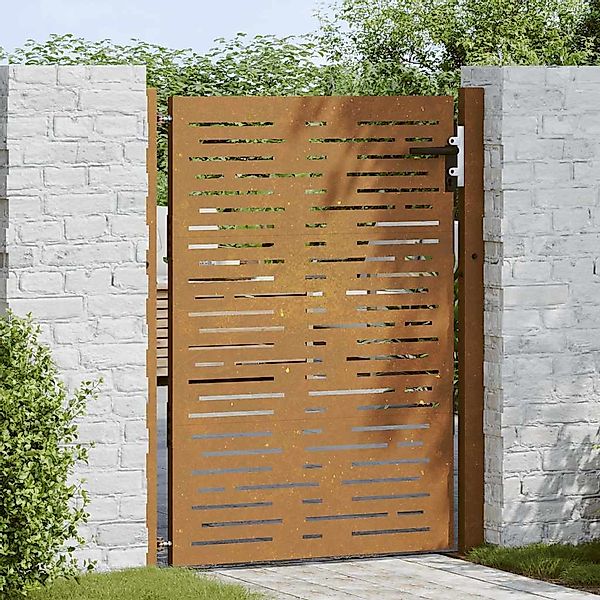 vidaXL Gartentor Gartentor 105x130 cm Cortenstahl günstig online kaufen