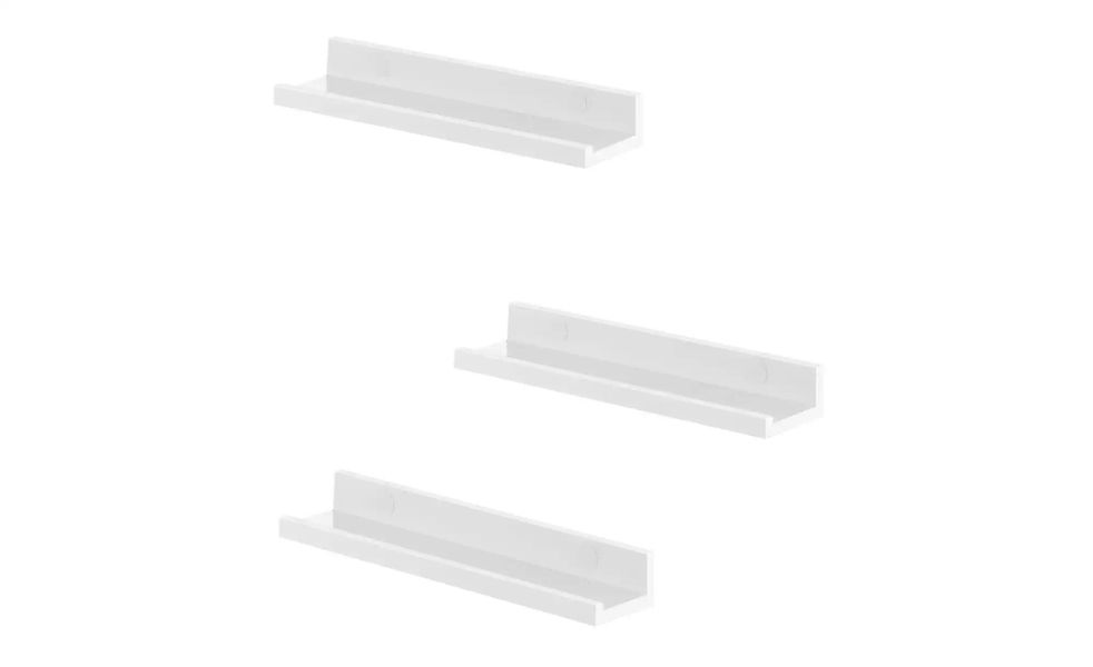 Wandboard 3er-Set   ¦ weiß ¦ Maße (cm): B: 38 H: 5 Regale > Wandboards - Hö günstig online kaufen