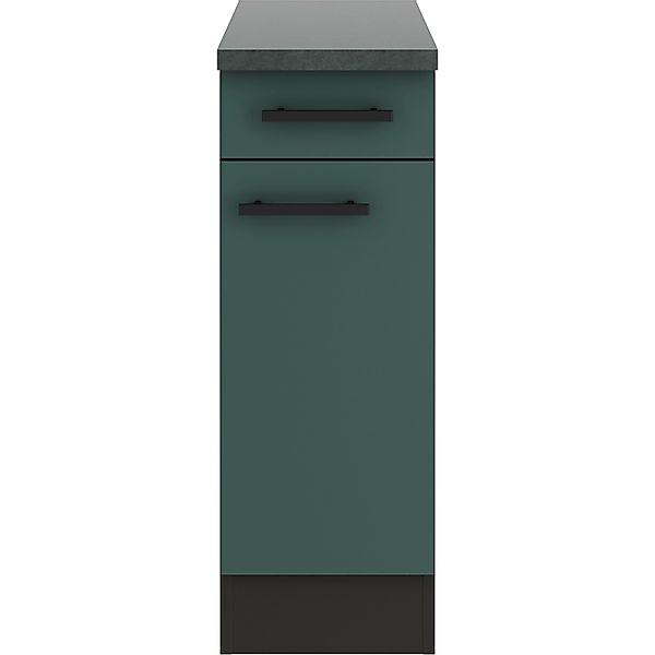 OPTIFIT Verona405 Küchen-Unterschrank 30 cm Steingrün günstig online kaufen