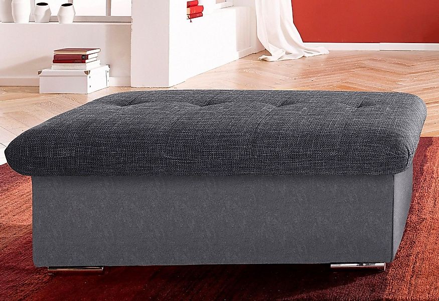 TRENDMANUFAKTUR Hocker "Reggae, Bankhocker mit toller Detailverarbeitung im günstig online kaufen