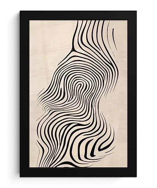 MuchoWow Poster Linien - Abstrakt - günstig online kaufen