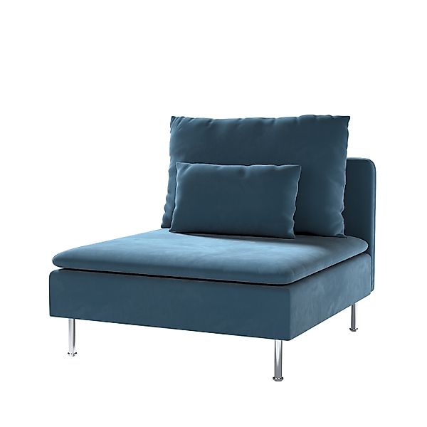 Bezug für Söderhamn Sitzelement 1, blau, Bezug für Sitzelement 1, Velvet (7 günstig online kaufen
