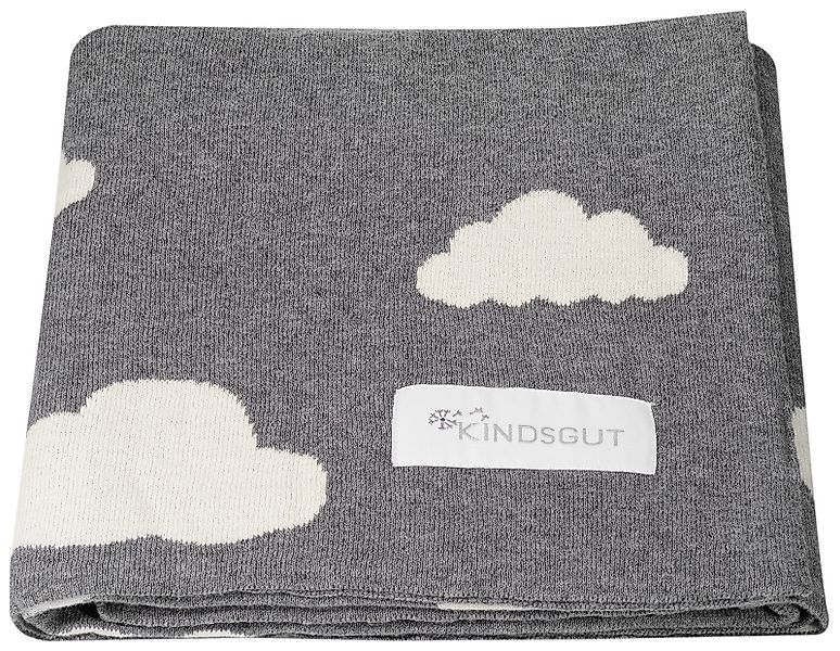 Kinderdecke, KINDSGUT, weiche Baby-Decke, Wolken günstig online kaufen